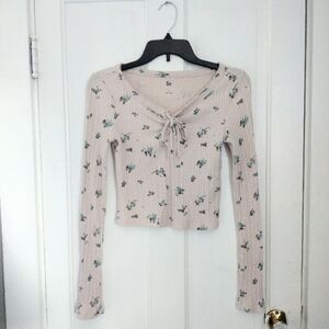 SO Juniors Flowered Crop Top